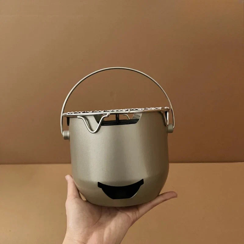 Barbecue Portable - GrillMate™ - Gris Titane